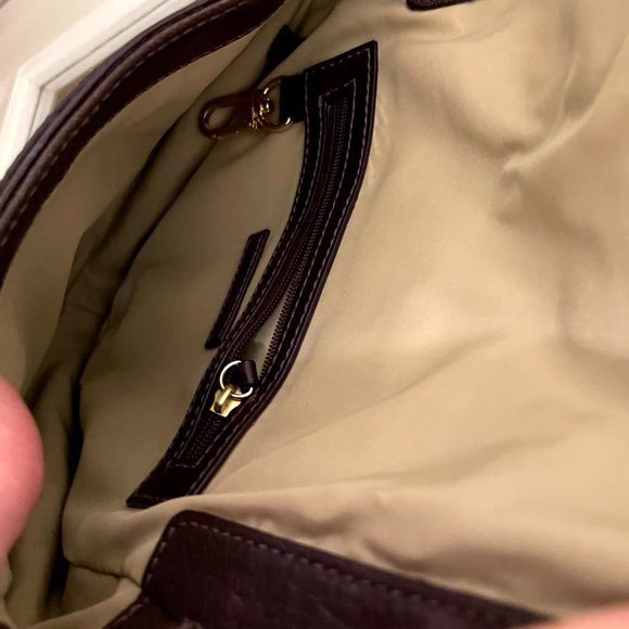 Aubergine Cole Haan Cross Body Bag - Picture 5 of 6